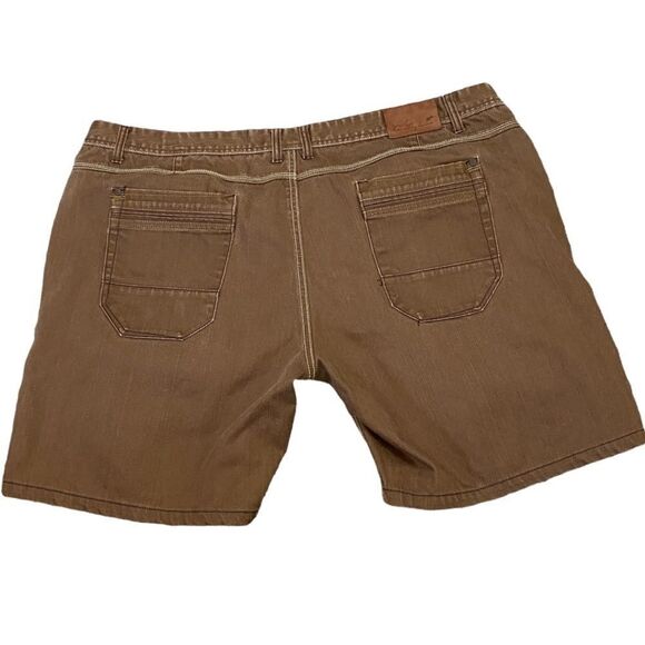 A. TIZIANO - DARK BROWN COTTON SHORTS - SIZE 36 - EXCELLENT CONDITION - B12 - Picture 3 of 16